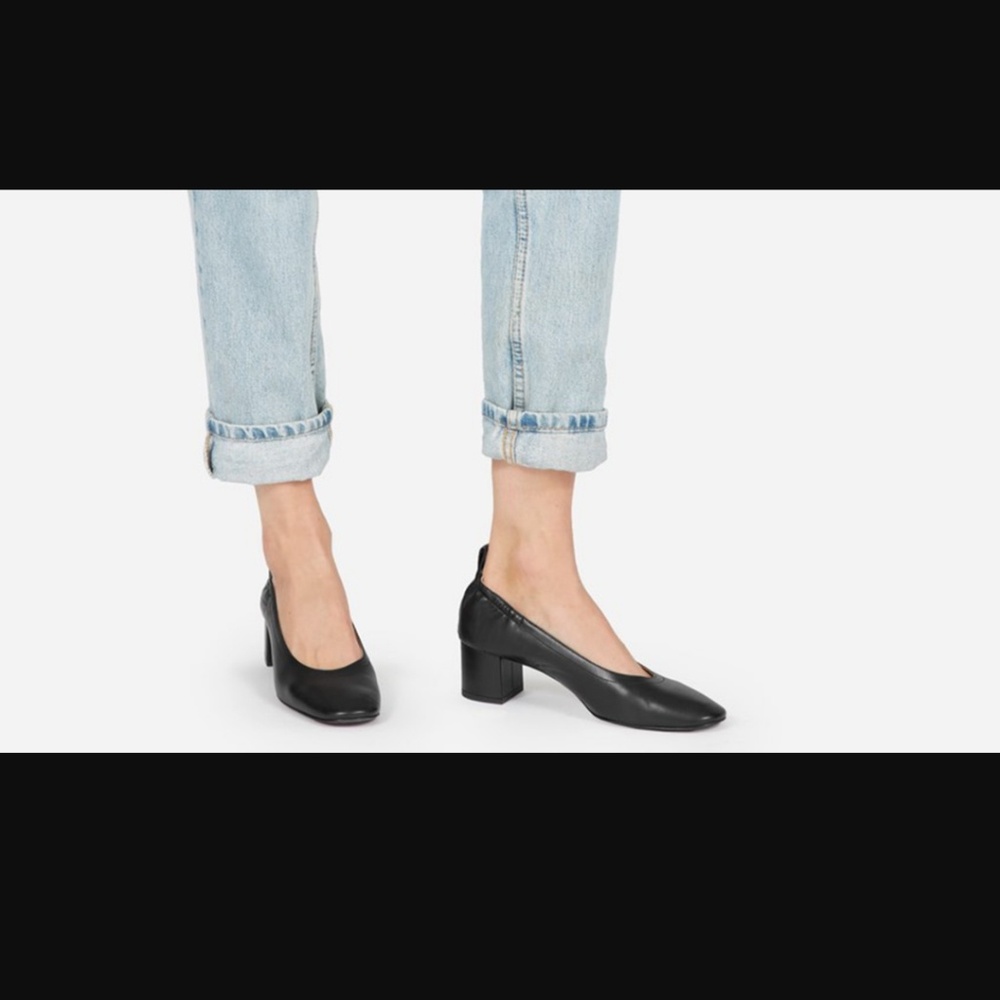 Everlane black day heel